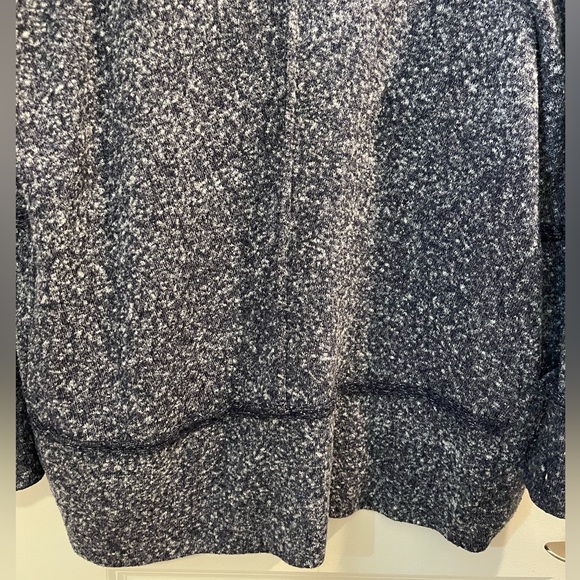 Roots Canada Open Front  Waterfall Cardigan Sz M Heathered Gray With Pockets - Picture 9 of 11